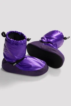 Adult Metallic Warm Up Booties