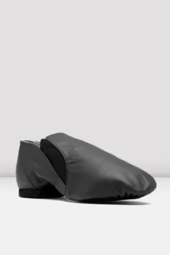 Childrens Leather Elasta Jazz Booties