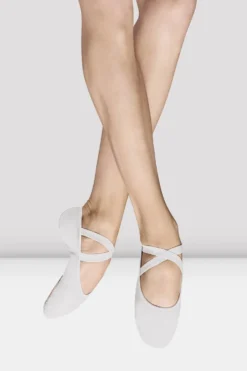 Childrens Performa Stretch Canvas Ballet Shoes
