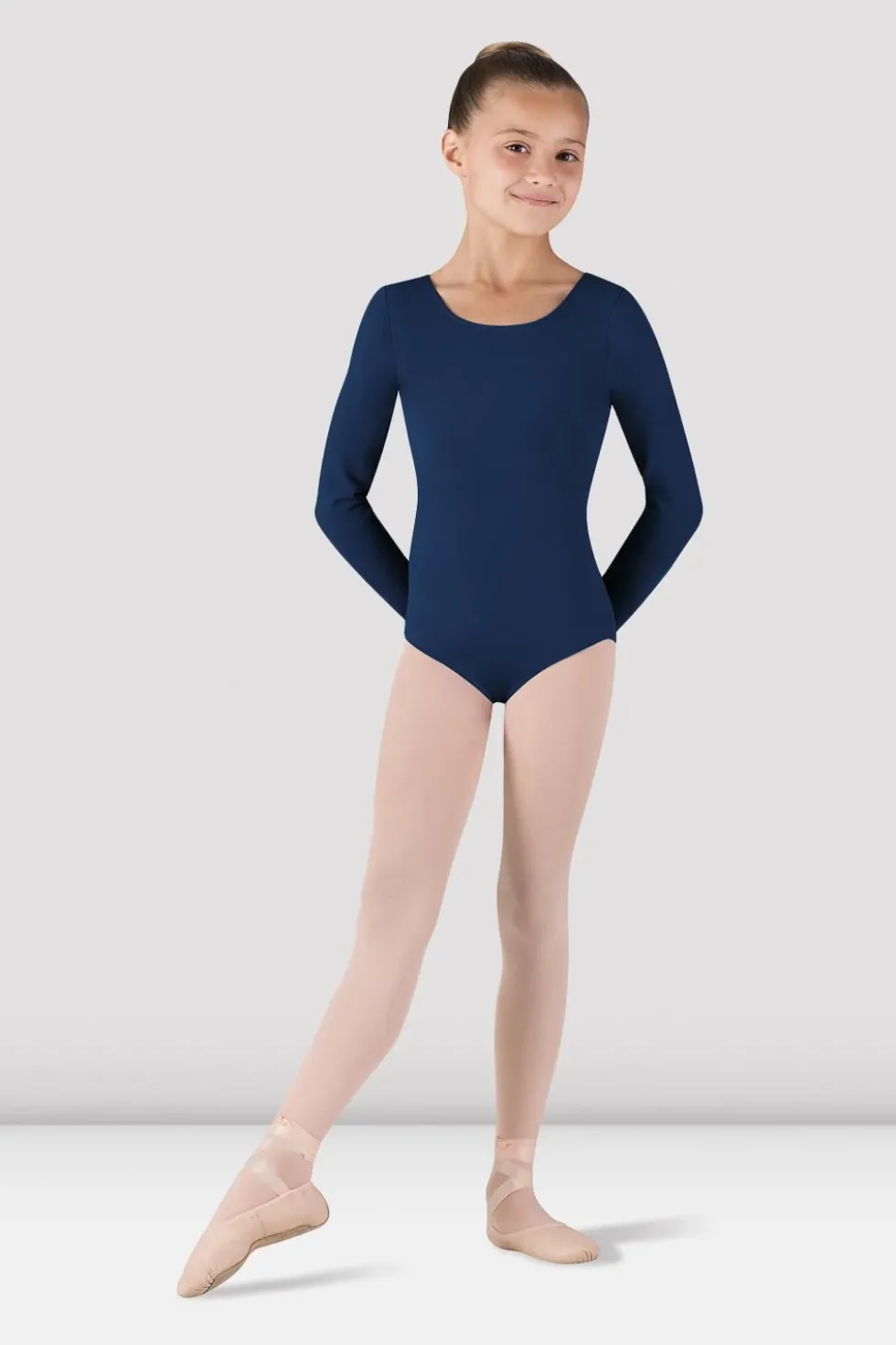 Girls Basic Long Sleeve Leotard