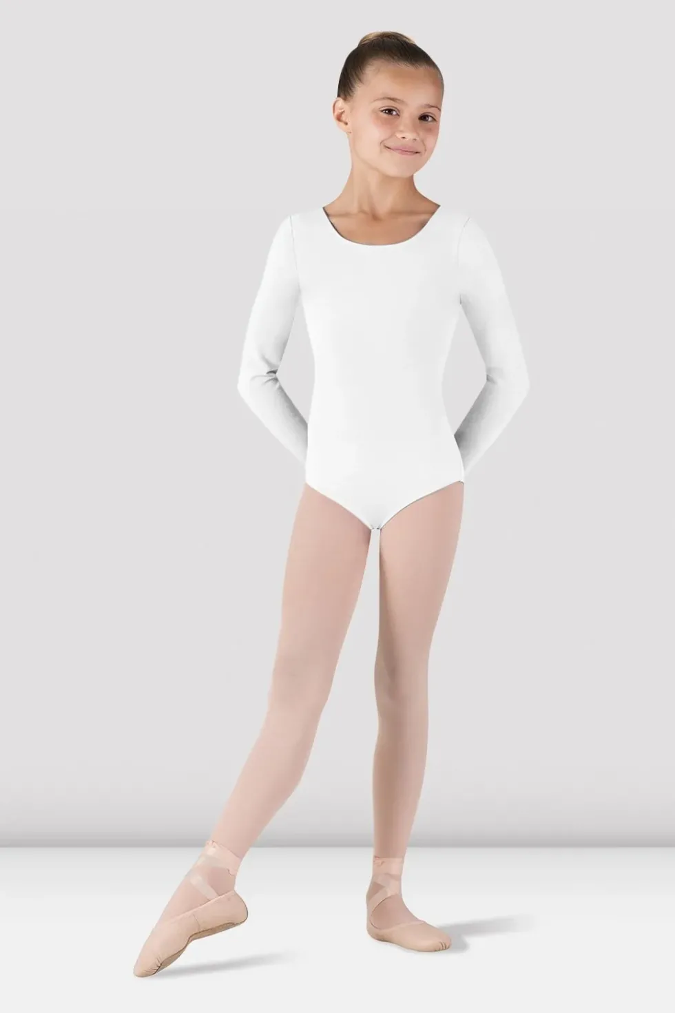 Girls Basic Long Sleeve Leotard