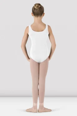Girls Basic Round Neck Tank Leotard