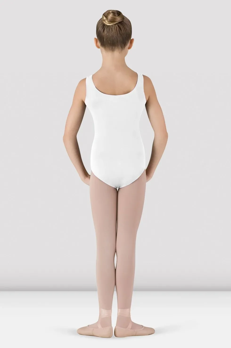Girls Basic Round Neck Tank Leotard