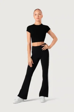 Girls Contrast Flared Legging