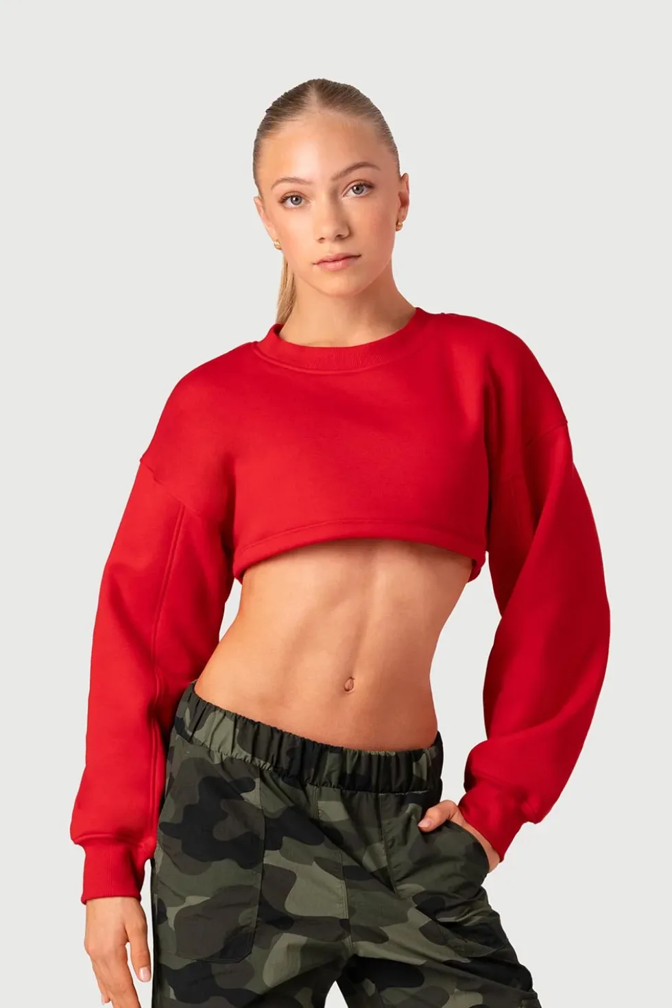 Girls Cropped Bolero Sweat Top
