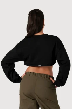 Girls Cropped Bolero Sweat Top