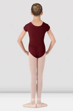 Girls Dujour Cap Sleeve Leotard