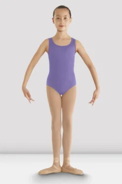 Girls Gladiolus Diamond Back Leotard