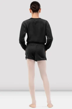 Girls Lily Velvet Crew Neck Jumper