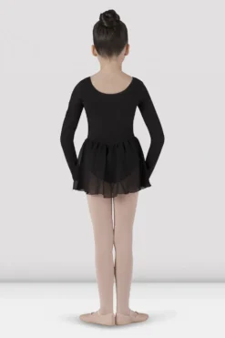 Girls Long Sleeve Skirted Leotard