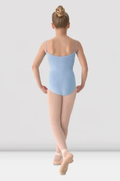 Girls Mirella Princess Seam V Front Camisole Leotard