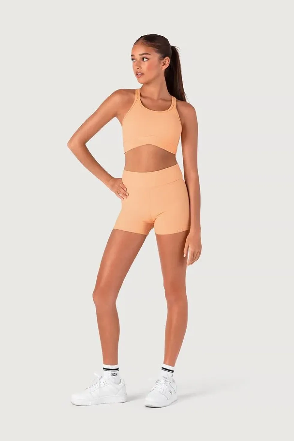 Girls Rib Striker Crop Top