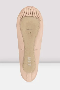 Ladies Dansoft Leather Ballet Shoes