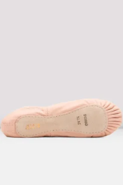 Ladies Dansoft Leather Ballet Shoes