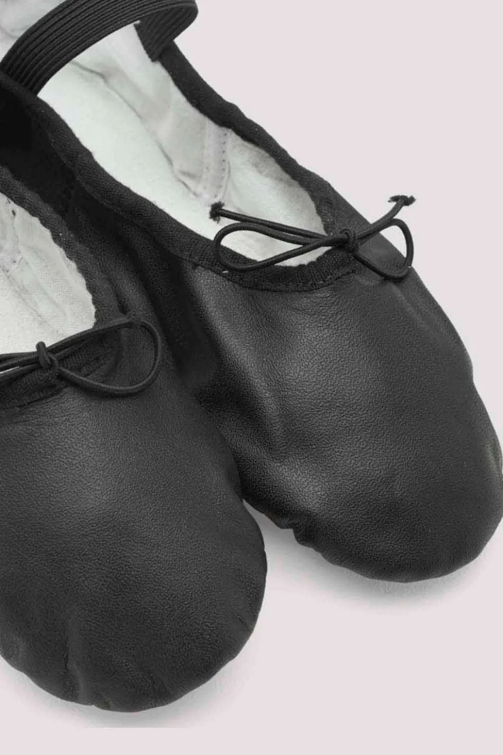 Ladies Dansoft Leather Ballet Shoes