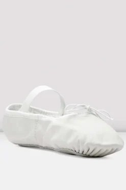 Ladies Dansoft Leather Ballet Shoes