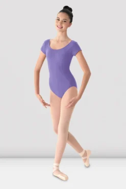 Ladies Mirella Cap Sleeve Princess Seam Leotard