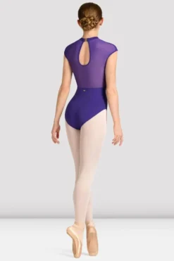 Ladies Mirella Celeste Cap Sleeve Printed Leotard