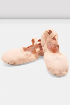 Ladies Pro Elastic Canvas Ballet Shoes
