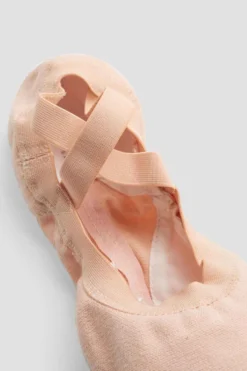 Ladies Pro Elastic Canvas Ballet Shoes