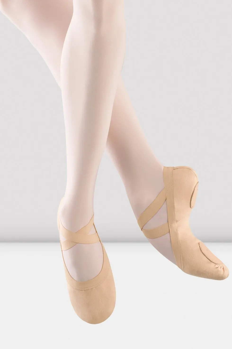 Ladies Pro Elastic Canvas Ballet Shoes